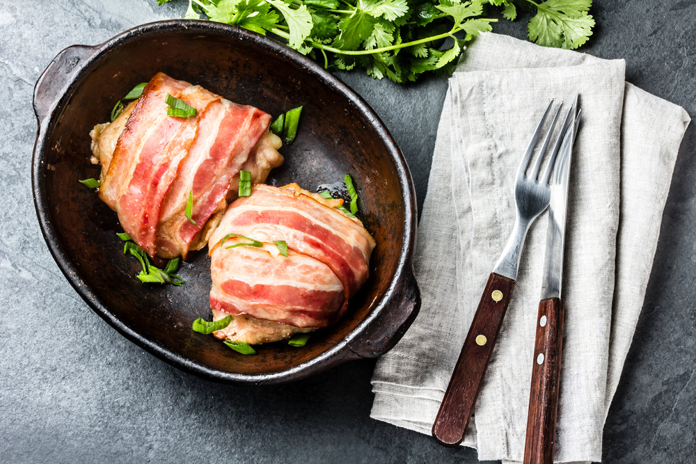 Old Fashioned Bacon Wrapped Chicken Breast