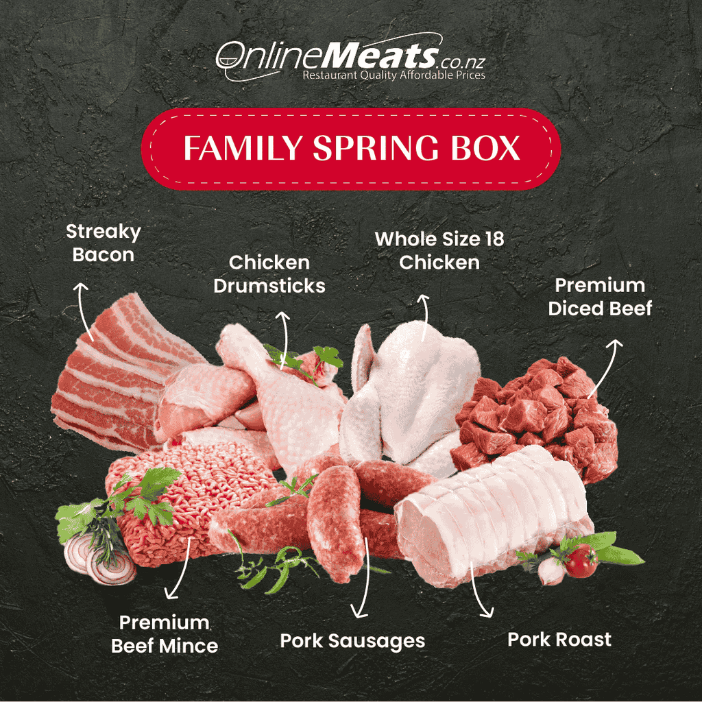 Family Spring Box of meats with OnlineMeats.co.nz 
